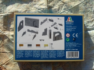 Italeri 6087 WALLS and RUINS deel 2 diorama WO2